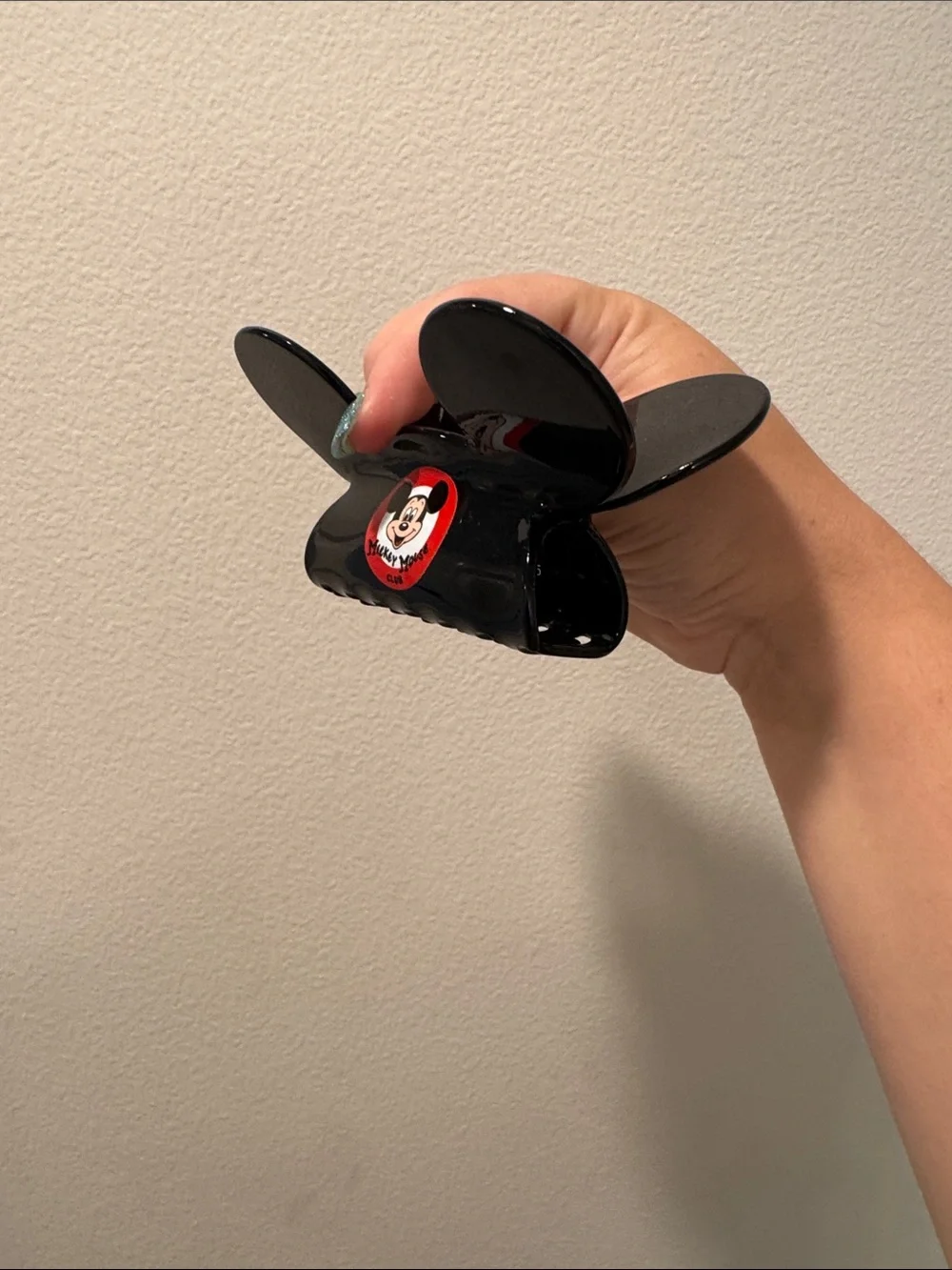 Disney Mickey Mouse Black Kids/womens Hair Clip
